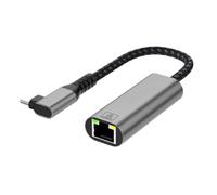 Adattatore di rete USB C a Gigabit Ethernet Dongle Adattatore di rete USB Adattatore di rete USB C ad angolo di 90 gradi Adattatore Fast Ethernet USB C