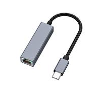 Adattatore di rete USB C ad alta velocità di Ethernet all'adattatore di USB tipo C RJ45 connettori di USB per il cuscinetto del telefono