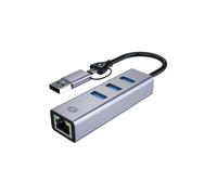 Adattatore di Rete USB-C Gigabit Conceptronic ABBY25G Grigio