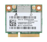 Adattatore di rete wireless dual band, Bluetooth 4.0, scheda WiFi con interfaccia mini PCI-E per Windows 10, velocità Wi-Fi più elevate, copertura