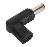 Adattatore di Ricarica da Ingresso Femmina Tipo C a CC 6,0 Mm X 3,7 Mm, Adattatore da USB C a CC Angolato a 90 Gradi, Ricarica Rapida PD da 100 W