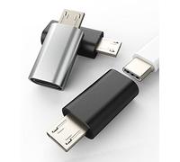 Adattatore di ricarica da USB C femmina a micro USB maschio (confezione da 3) cavo di ricarica tipo C, cavo Thunderbolt, connettore Android, compatibile con Samsung Galaxy S7 Active S6 Edge Nexus 5