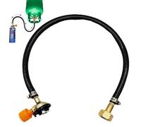 Adattatore Di Ricarica Della Cartuccia - Adattatore Del Gas Da Campeggio Portatile | Connettore Della Valvola Di Ricarica Esterna | Di Gonfiaggio Del Serbatoio Per L'Escursione In Zaino