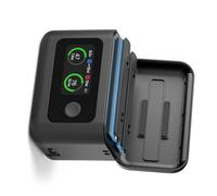 Adattatore di ricarica intelligente a doppio slot con indicatori di avanzamento LCD Compatibilità multidispositivo per fotocamera elettronica adattatore di ricarica batteria