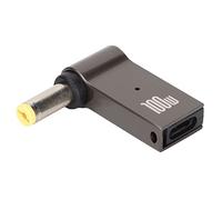 Adattatore di Ricarica PD Tipo C Femmina a 5,5x1,7 Mm Adattatore PD Portatile Intelligente per Laptop Guscio in Lega di Alluminio per Viaggi in Ufficio