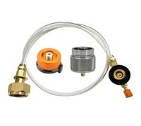 Adattatore di ricarica per bombola di carburante 3 pezzi/set Adattatore di ricarica per propano isobutano butano Fornello da campeggio portatile Accessori da campeggio, Decorazione