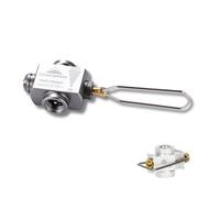 Adattatore di ricarica per cartuccia del gas, adattatore per gas Canister Refill, adattatore per valvola a vite, adattatore per fornello da campeggio, adattatore per gas per esterni, multifunzione,