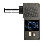 Adattatore di ricarica per computer portatile, 100 W, ricarica rapida | Adattatore da tipo C a CC per notebook con porta di tipo C, casa, viaggi, la maggior parte dei computer portatili e altri