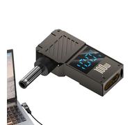 Adattatore di ricarica per laptop, 100 W, tipo C, da DC Charger Connector Tip with Digital Display, Plug Converter for Laptop, Tablet and Game Console Charging, Made to Last
