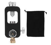 Adattatore di ricarica per serbatoio ARA da 5000 Psi in alluminio compatibile con serbatoi da 0,5 L 1 L, quadrante PSI, convertitore da 8 mm grande a piccolo serbatoio