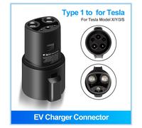 Adattatore di ricarica per veicoli elettrici tipo1 J1772 a Teslas modello X Y 3 S per connettore caricabatterie EV presa per pistola di conversione EVSE