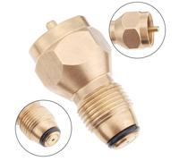 Adattatore di ricarica propano in ottone di lunga durata per bombola gas Lp 1 Lb