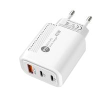 Adattatore di ricarica rapida - Blocco di ricarica del telefono con caricatore da muro veloce - Blocco di per telefono QC3.0 2PD 40W, testina di rapida per dispositivi di tipo C, ign