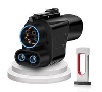 Adattatore di ricarica rapida da NACS a CCS1 aggiornato 2025 - 500 A 1000 V ad alta specifica - 150 miglia in 15 minuti di ricarica - Compatibile con stazioni Tesla Supercharger V3/V4 - per Ford GMC