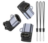 Adattatore di ricarica USB C per Garmin Watch, confezione da 3, convertitore di cavo di ricarica di tipo C per Fenix E 8 7 6 5 X S Pro Solar, Forerunner 965 955 265 245 165 55, Venu SQ 3S, Instinct