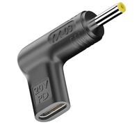 Adattatore di ricarica USB C per laptop da 100 W, 4,0 x 1,7 mm, 20 V, adattatore DC da 12 V, 19 V, 20 V, adattatore DC 4,0 x 1,7 mm, adattatore USB C, realizzato per Lenovo Ideapad Yoga Laptop Serie