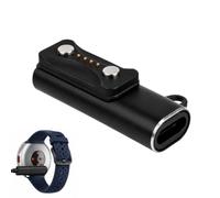 Adattatore di ricarica USB-C per Polar Vantage V3 / Pacer Pro/Ignite 3 / Grit X2, cavo di ricarica magnetico con cordino, spina di ricarica stabile in alluminio, adattatore di ricambio portatile per