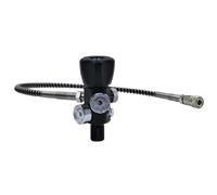 Adattatore di ricarica, valvola DIN, serbatoio aria, valvola di ricarica, doppio manometro, cilindro, stazione di riempimento 4500 psi/300 bar, filettatura M18*1,5 o 5/8-18UNF(M18)