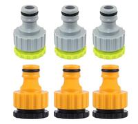 Adattatore di Rubinetti da 6 Pezzi, Connettore del Tubo dell'Acqua, Connettore del Tubo dell'Acqua in Plastica, Accessori per Rubinetti.