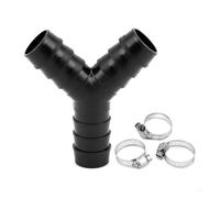 Adattatore di scarico for lavatrice Tipo Y Splitter struttura in plastica for raccordo collegamento simultaneo dell'apparecchio(Black)