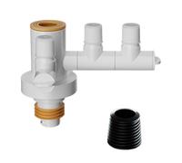 Adattatore di scarico per tubi da cucina aggiornato Connettore per tubo di scarico a canali multipli Soluzione efficiente per problemi di drenaggio Soluzione fognaria