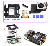 Adattatore di scheda espansione SSD da disco rigido PCIe a M.2 per Raspberry Pi5