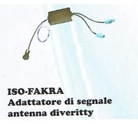 ADATTATORE DI SEGNALE ANTENNA DIVERITTY ISO-FAKRA COMPATIBILE CON AUDI 2005