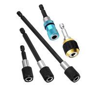 Adattatore di socket esagonale da 1/4 pollice - Set di connettori driver trapani da 5 pezzi, strumento industriale | Attrezzatura di installazione elettrica 'impianto idraulico, garage il migliora