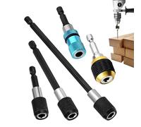 Adattatore Di Socket Per Trapano - Driver Esagono In Lega Resistente, Kit Adattatore Socket, Connettore A Impatto Per Trapano | Driver Di Presa Gambo Esadecimale Da 1/4 Pollice Con 5 Pezzi Per Impiant