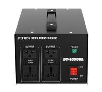 Adattatore di spina, trasformatore di tensione da 220 V/240 V a 110 V, trasformatore convertitore di spina EU, trasformatore di potenza (800 W)