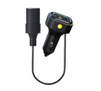 Adattatore di tipo C - Estensione da 70 g e 45 cm | Ricarica rapida a 4 porte, splitter di alimentazione LED colorato da 36 W, convertitore multipresa | Veicolo Telefono cellulare Tablet GPS Sport App