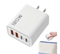 Adattatore di uscita | Presa di ricarica rapida - Convertitore di caricabatterie USB tipo C da 120 W multiporta per viaggi, casa, cucina, donne, uomini, telefono cellulare