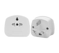 Adattatore Di Viaggio | 2 Cavi di Ricarica con Presa,Convertitore Standard UK Con Fusibile 13 Amp Per Fotocamere Computer Portatili Telefoni