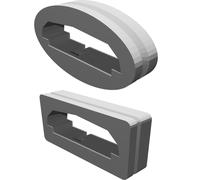 Adattatore Diffusore per Nikon P1000 Godox SB1010 Softbox Supporto 3D