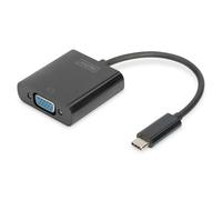 Adattatore Digitus USB tipo C a VGA nero