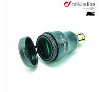 Adattatore din, alimentatore usb 3.0+type c smartphone/gps moto 12v 4.2a