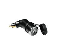 INTERPHONE ACCMOTODIN2USB - Adattatore USB per Moto da Presa Accendisigari DIN a 2 Prese USB