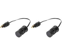 Adattatore DIN su presa accendisigari Euro PNI 01 con cavo di prolunga, 12 V/24 V (Confezione da 2)