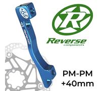 Adattatore Dischi Freno Reverse PM-PM Ø 200Mm +40Mm Blu Scuro