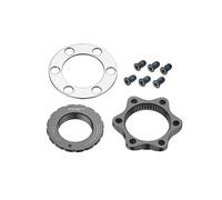 Adattatore disco a 6 fori per mozzo TRP Centerlock 15/20mm Noir