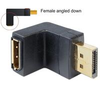 DELOCK 65382 - Adattatore DisplayPort, da maschio DP 1.1 a femmina, inferiore