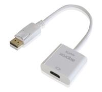 Adattatore DisplayPort maschio a HDMI femmina circa C16 bianco