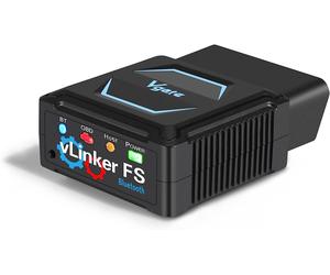 Adattatore dispositivo diagnostico Vgate vLinker FS Bluetooth OBD2 per iOS, A...