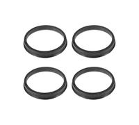 Adattatore Distanziale Ruota 70.1-54.1 56.1 56.6 57.1 58.1 59.1 60.1 63.4 64.1 65.1 66.1 66.6 67.1mm Anelli Di Centraggio Universali Per Mozzi Ruota Auto ABS Nero Distanziali Cerchi(70.1-56.6mm-4PCS)
