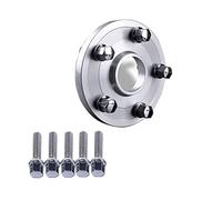 Adattatore distanziale ruota PCD 5x110 CB 65,1 mm compatibile for JEEP Cherokee Renegade Compass e Alfa Romeo Stelvio Giulia 2 pezzi (1 paio)(Silver adapter 15mm)