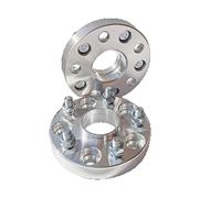 Adattatore Distanziale Ruota Per Toyota Per Camry Per Corolla Lega Alluminio 2 Pezzi 5 * 114,3|5x4,5"|64,1 Mm|12 * 1,5|15|20|25 Distanziale Adattatore Universale Ruota(Argento,25mm)