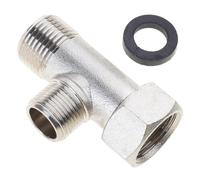 Adattatore Distribuzione Acqua A 3 Per L'adattamento In Ottone Da 7/8 Pollici Con Guarnizione Gomma Per I Campeggiatori Case Sistemi Idraulici Connettori Ottone Con Guarnizioni