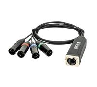 Adattatore DMX 4 canali Showgear 96010 - 4 universi in 1 cavo CAT