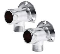 Adattatore Doccia Con Ingresso G1 / 2 Uscita G3 / 4, Rubinetto da Parete in Ottone Resistente - Superficie Lucida, Facile Installazione, Ideale per Bagno e Toilette