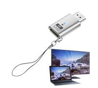 Adattatore dongle con display 4K, adattatore plug and play per streaming senza ritardo, per audio, media, file audio, personal computer, tablet e monitor